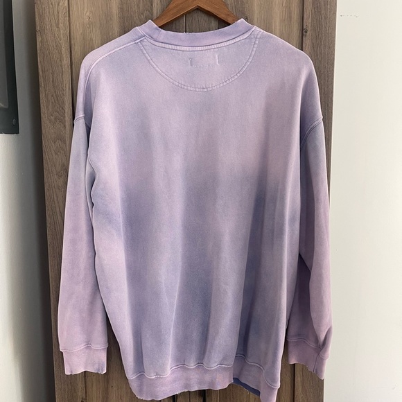 ANINE BING TYLER SWEATSHIRT XS IN PURPLE - Picture 5 of 8